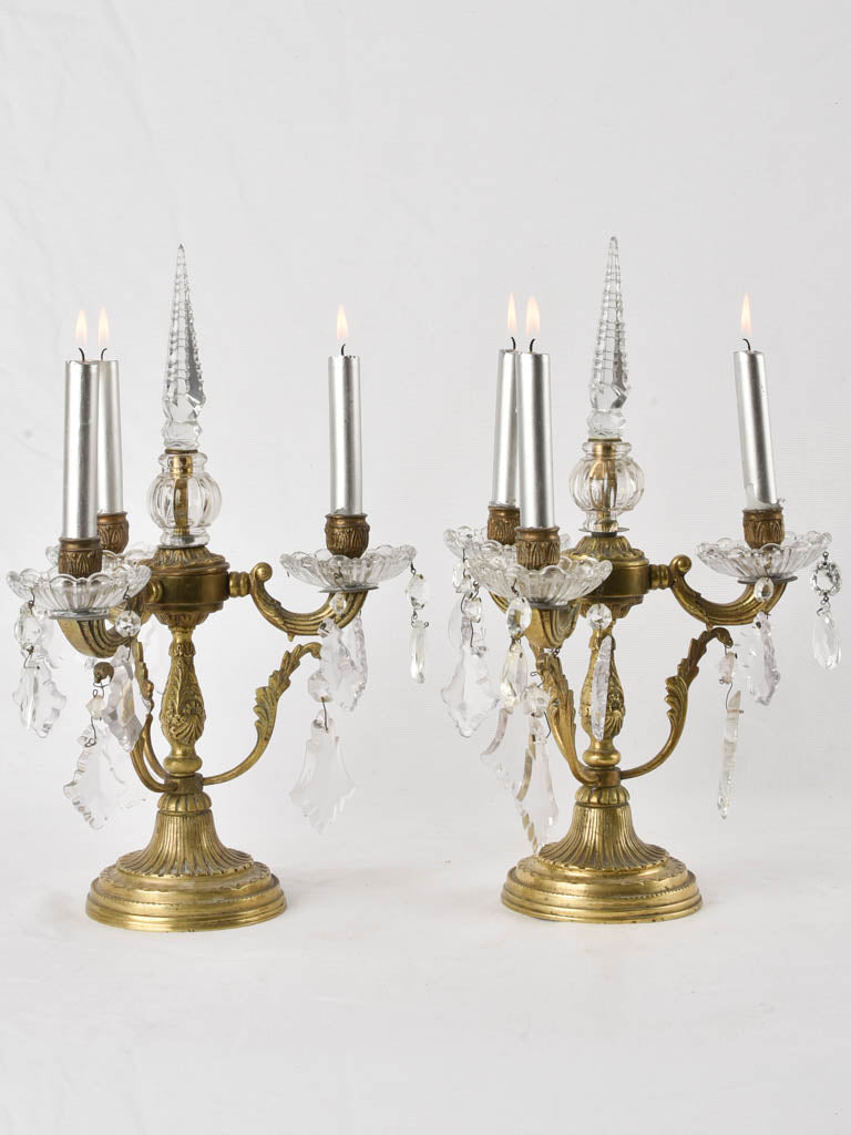 Fancy Girandole Candlesticks with Festive Touch