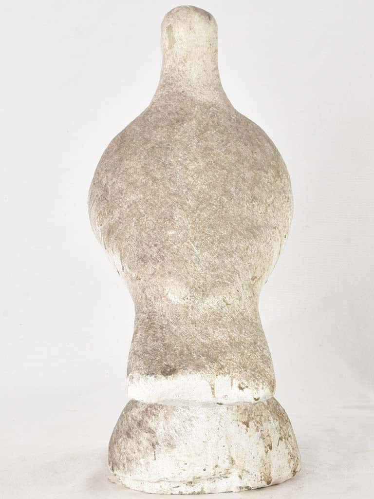 Vintage pigeon sculpture - cement 13½"