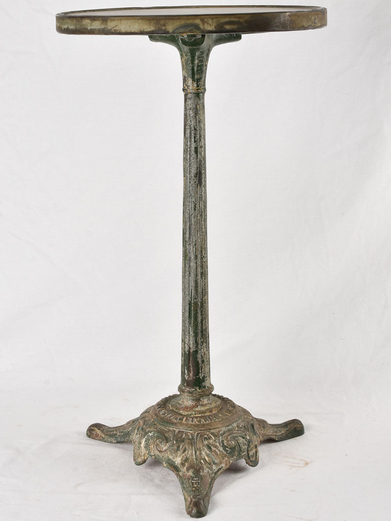 Small bistro pedestal table - Charlionais & Pourailly 16¼"