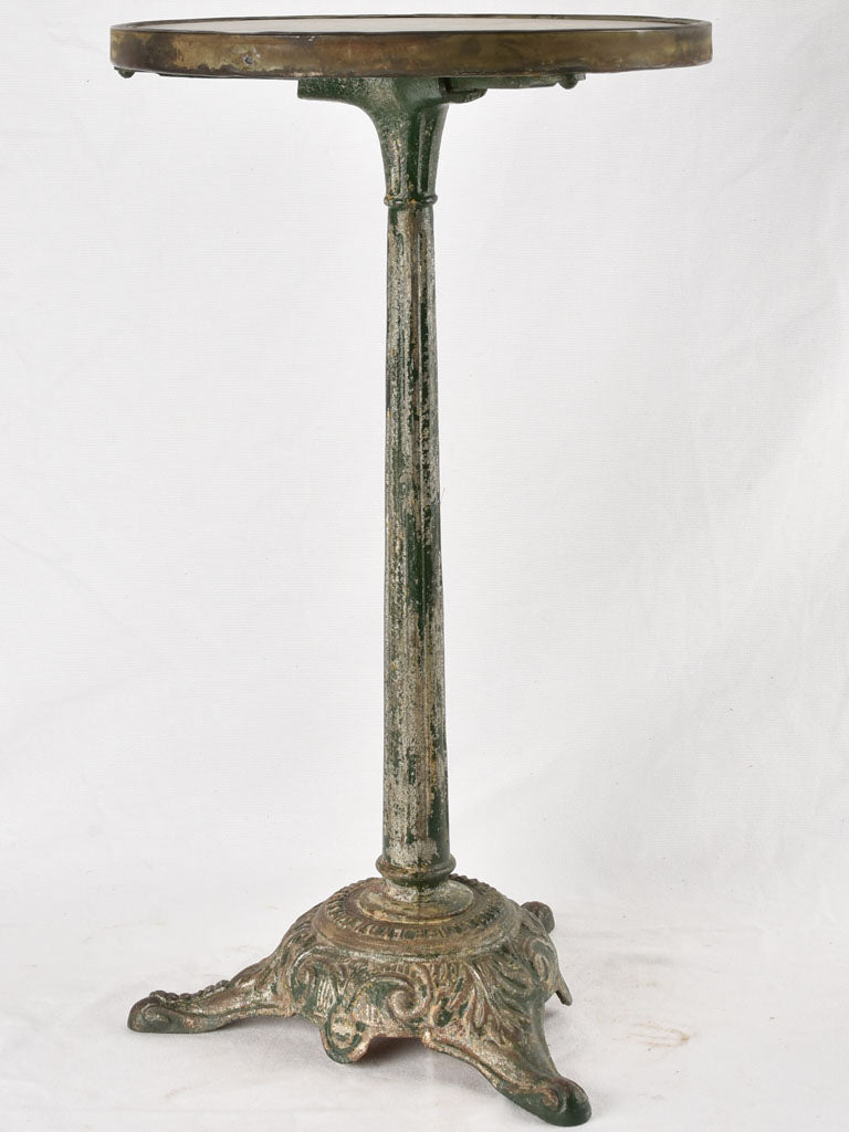 Small bistro pedestal table - Charlionais & Pourailly 16¼"