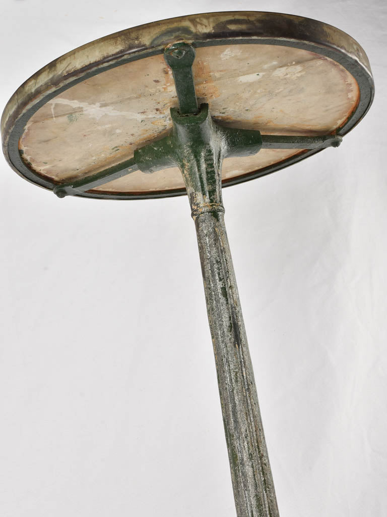 Small bistro pedestal table - Charlionais & Pourailly 16¼"