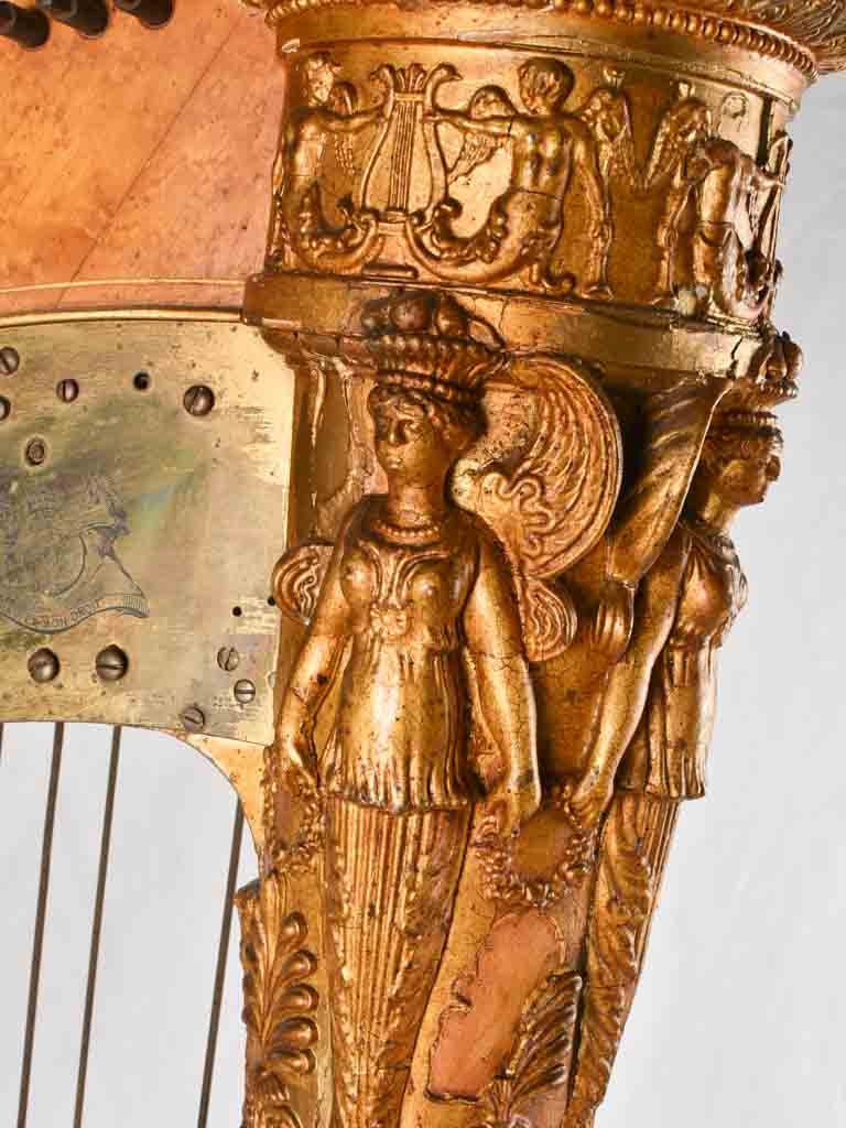 19th century English harp 67"