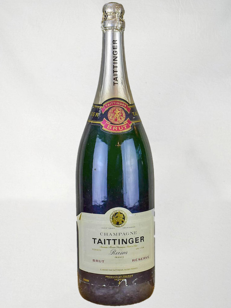 Vintage Taittinger magnum - advertising decoration