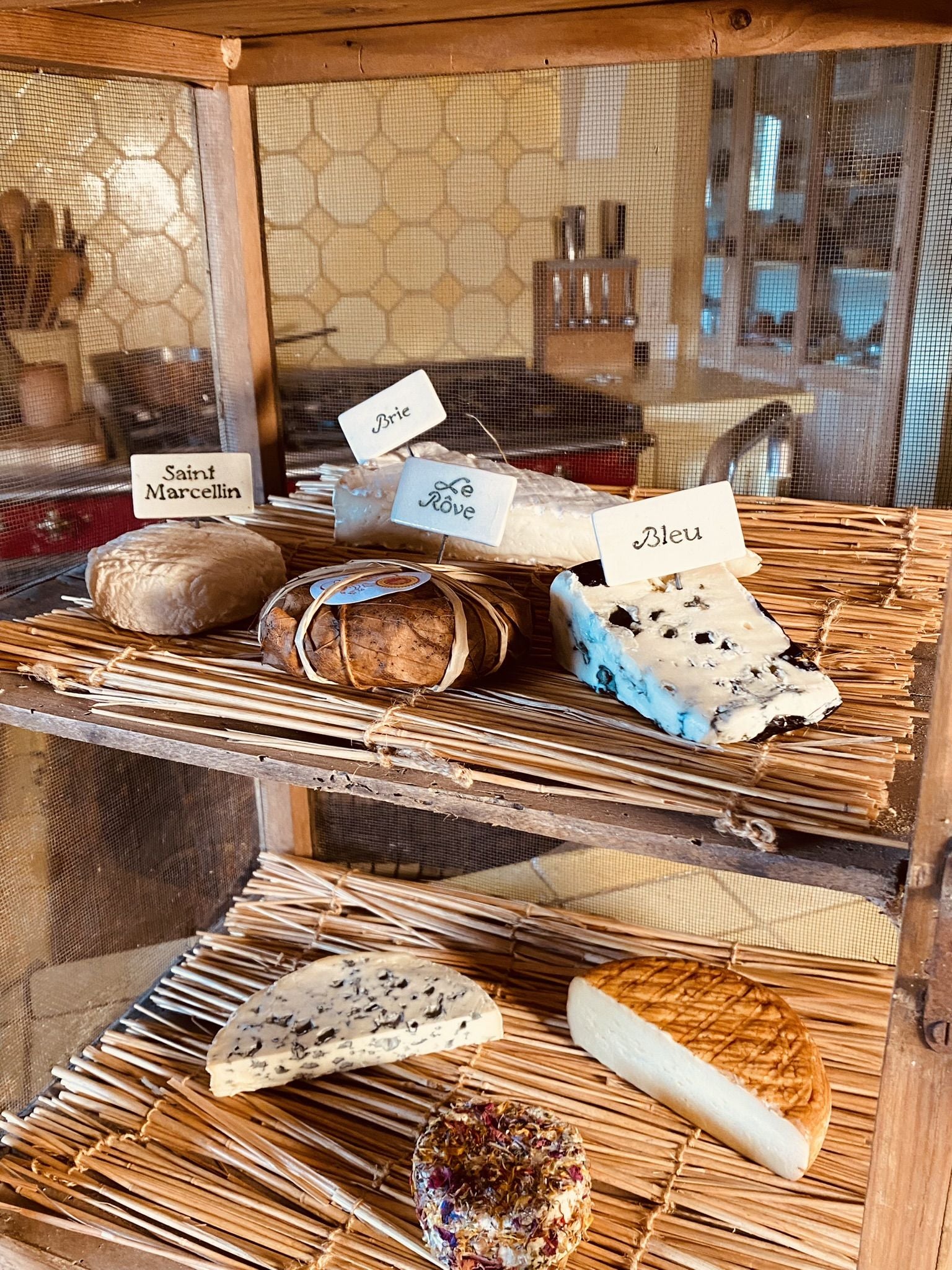 Set of Bespoke 10 Ceramic French Cheese Labels - Hand Lettered