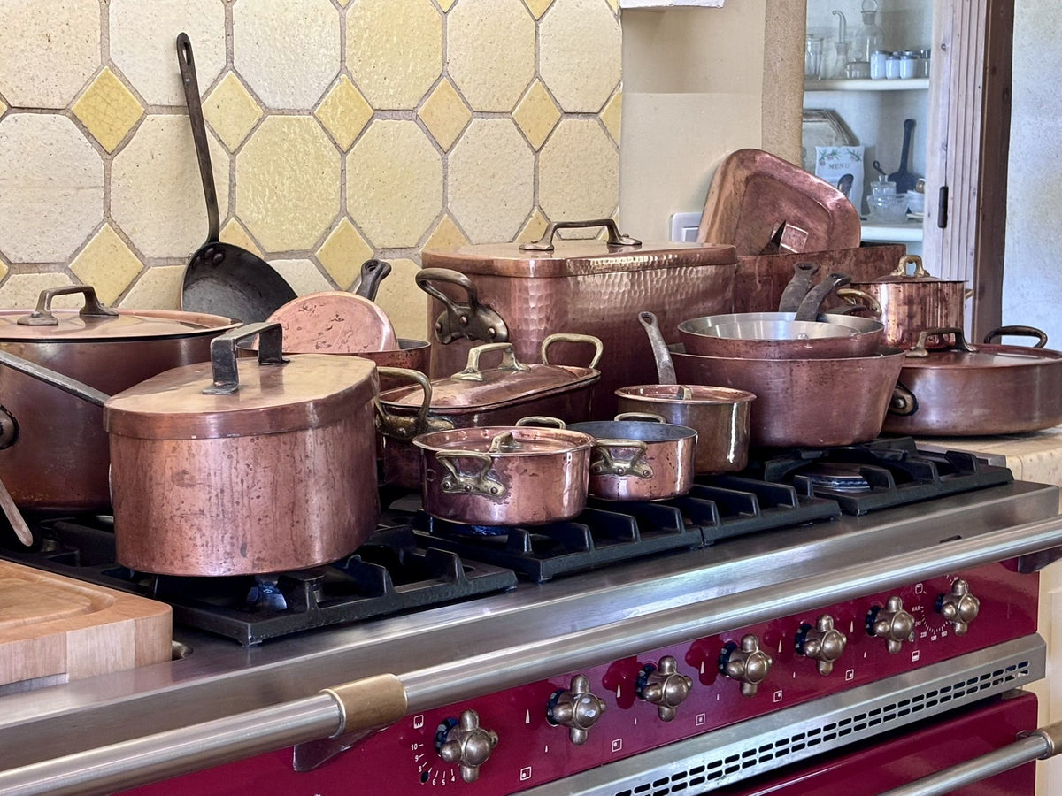 Vintage French Copper Rondeau by E. Dehillerin Paris