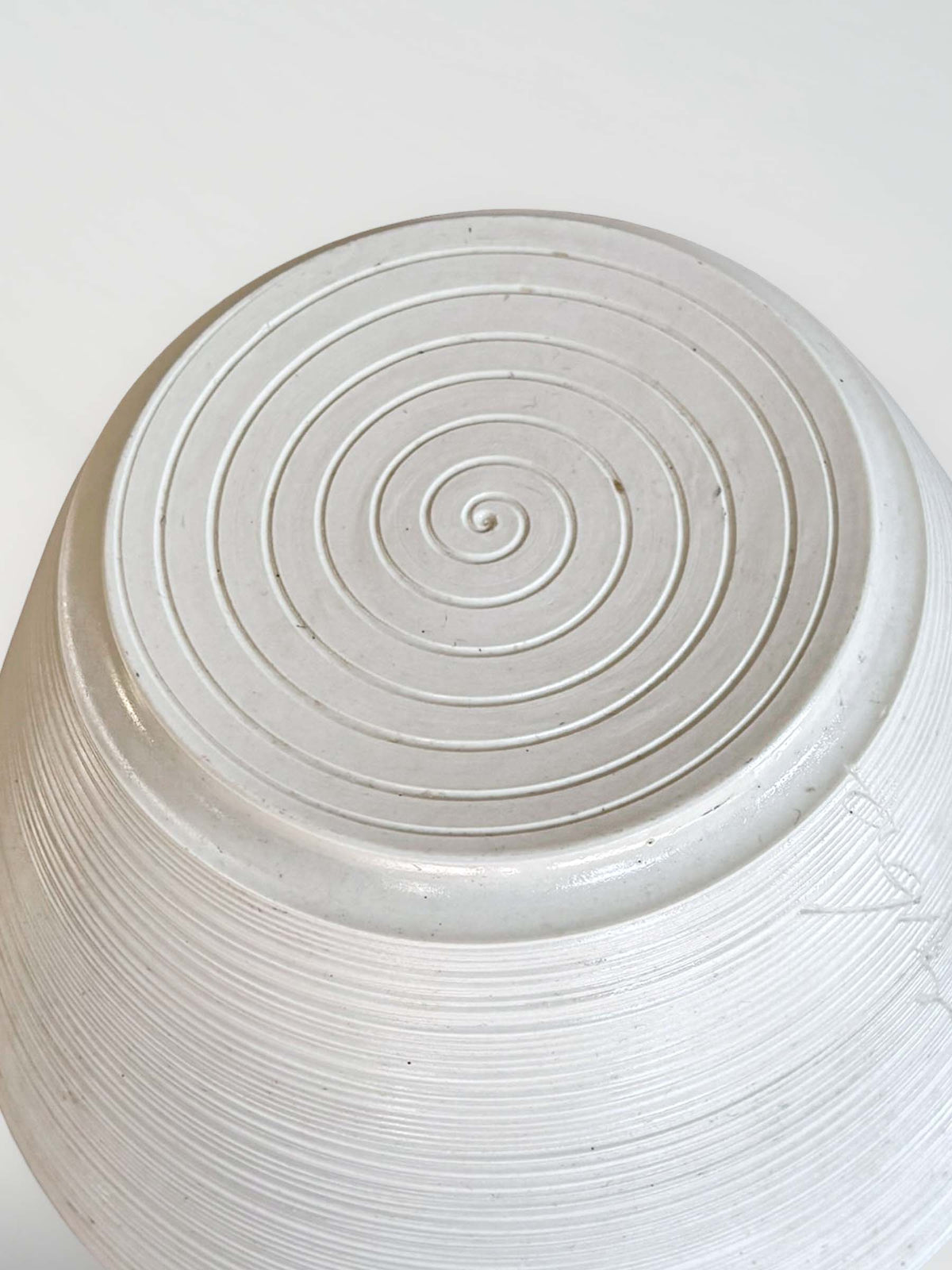 Vintage White Porcelain Salad Bowl by Atelier-A