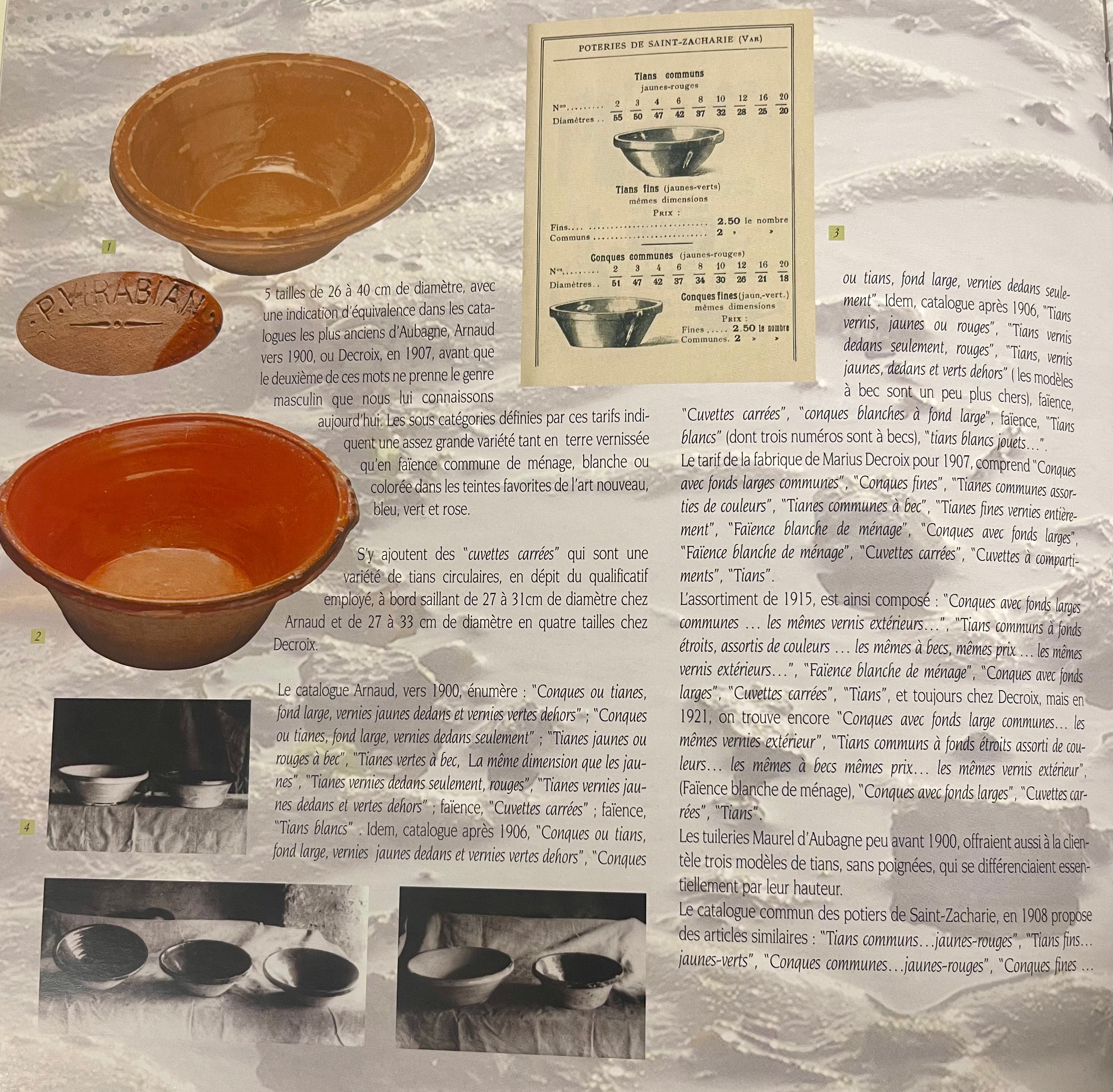 French 19th-century terracotta mixing bowl