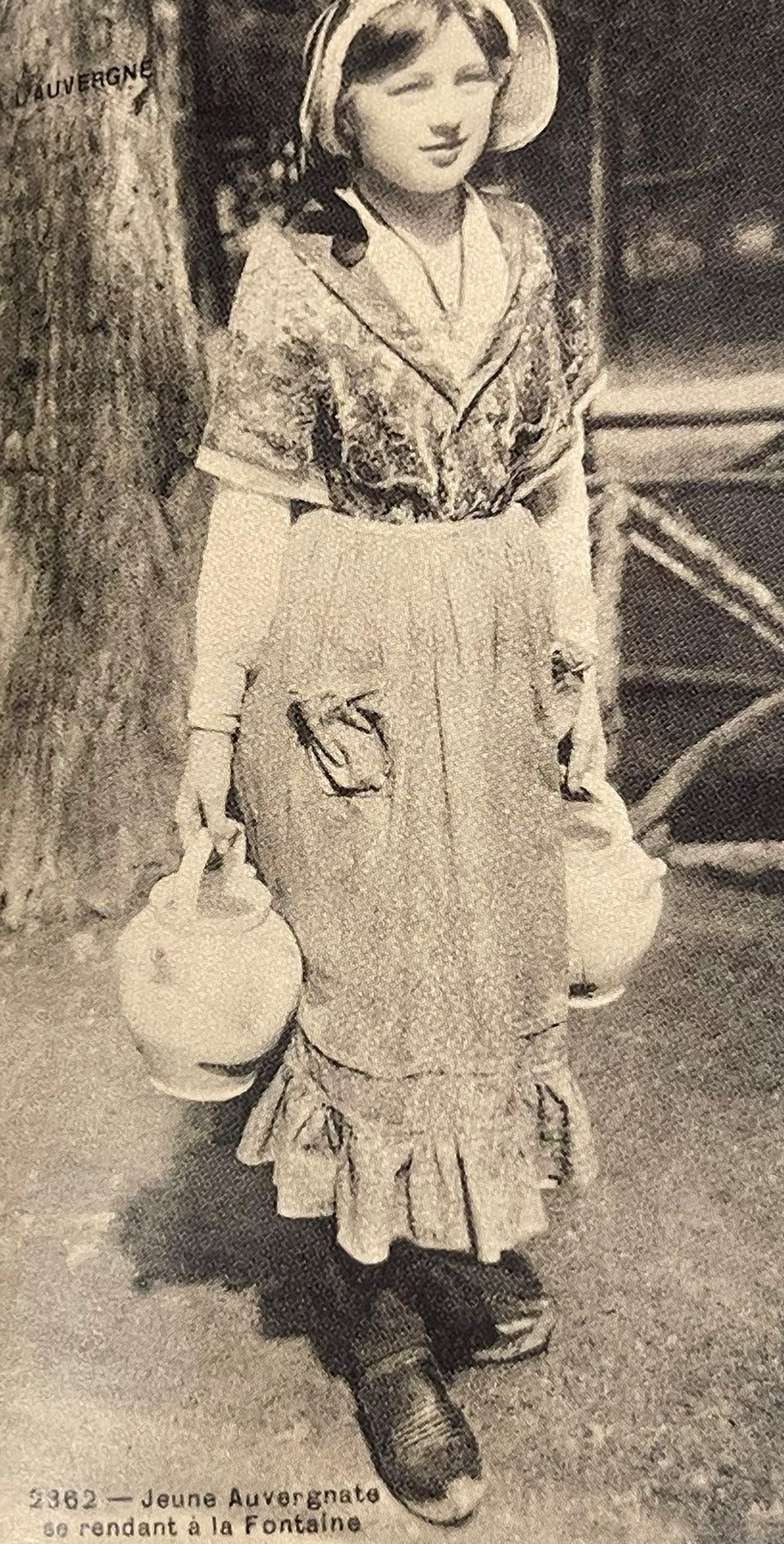 Classic French terracotta water pitcher