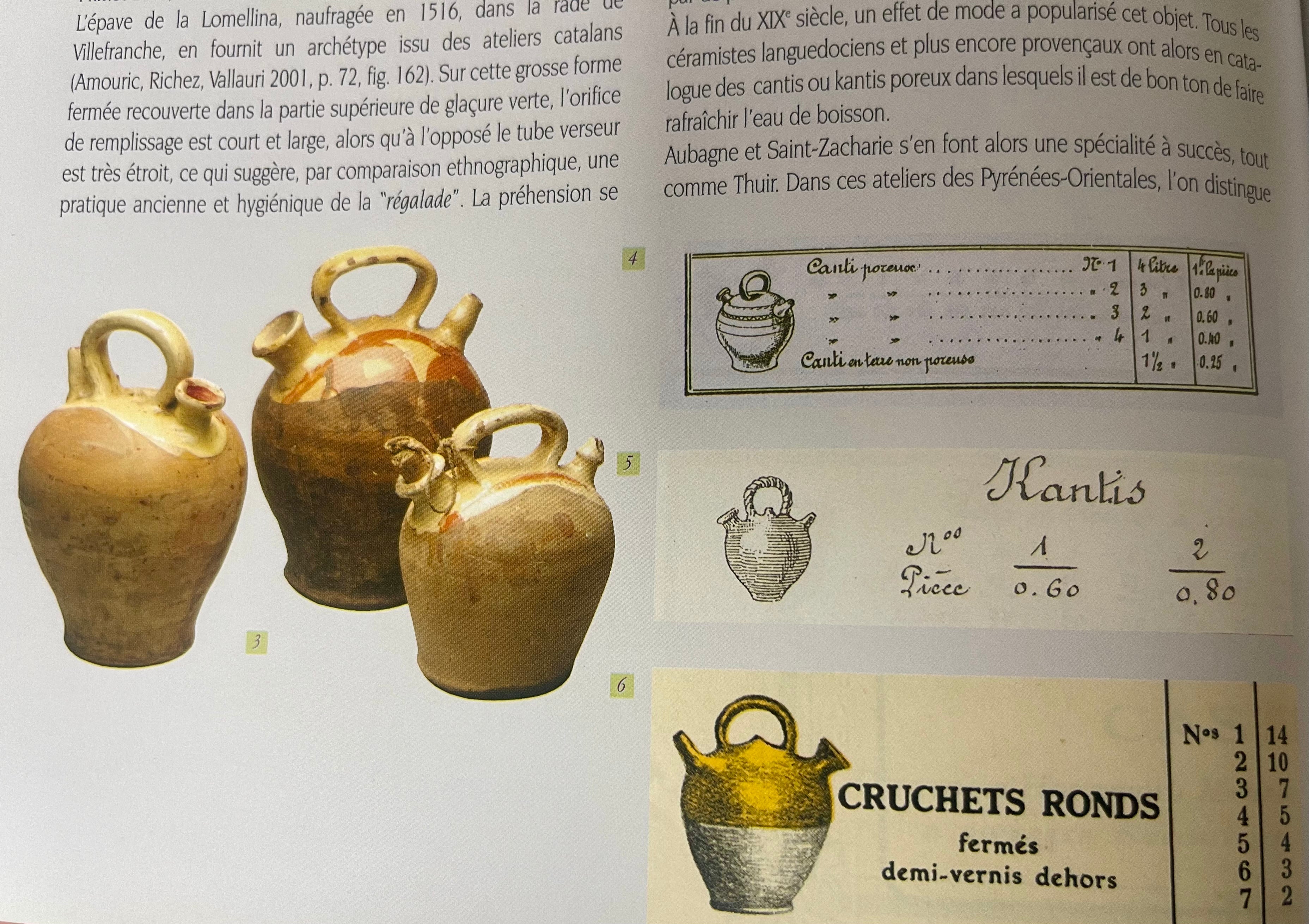 Charmingly aged rustic French pottery