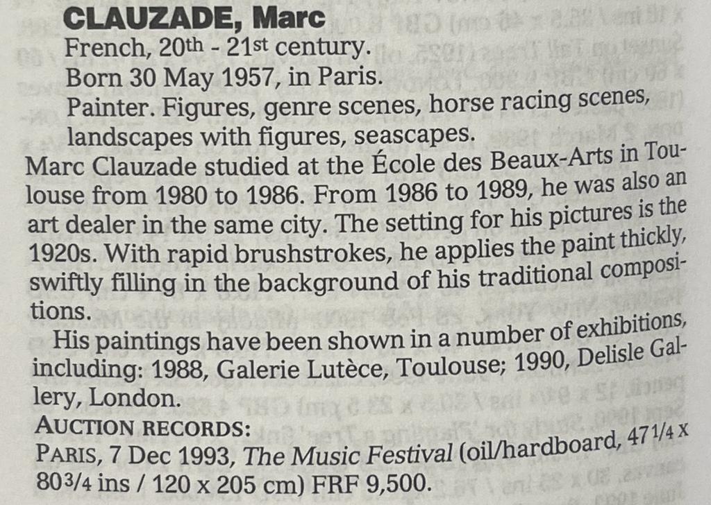 Unique Marc Clauzade contemporary masterpiece