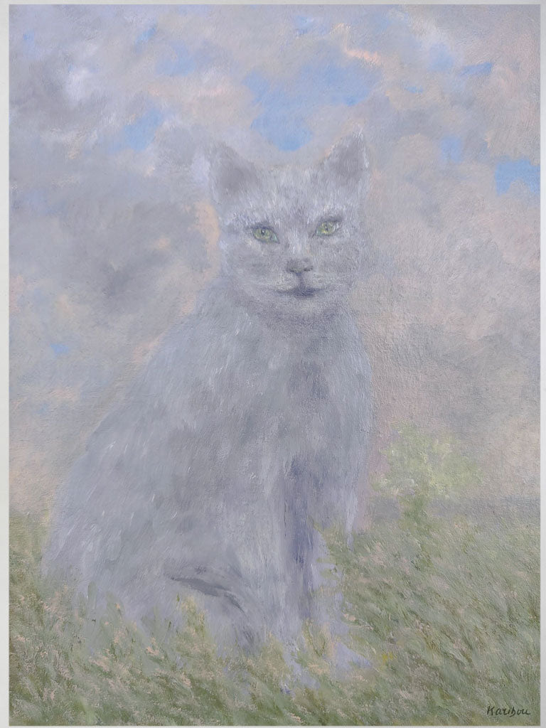 Ethereal contemporary oil painting