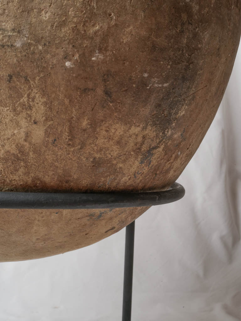 Traditional earthen vase display