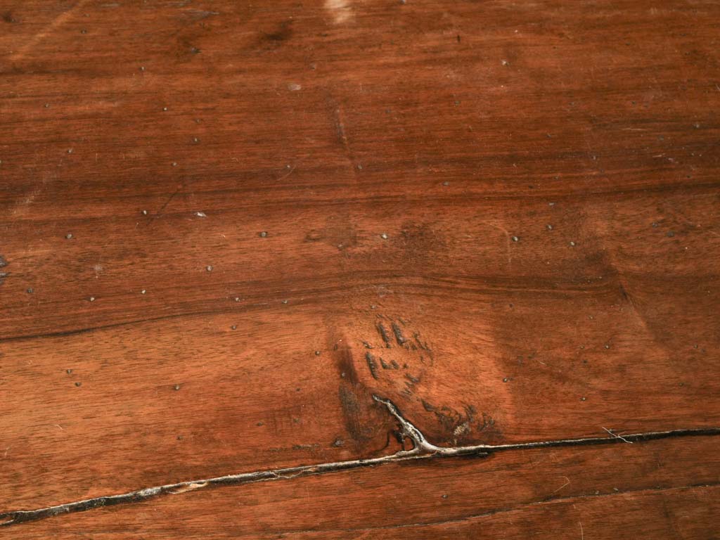 Enduring decorative walnut commode