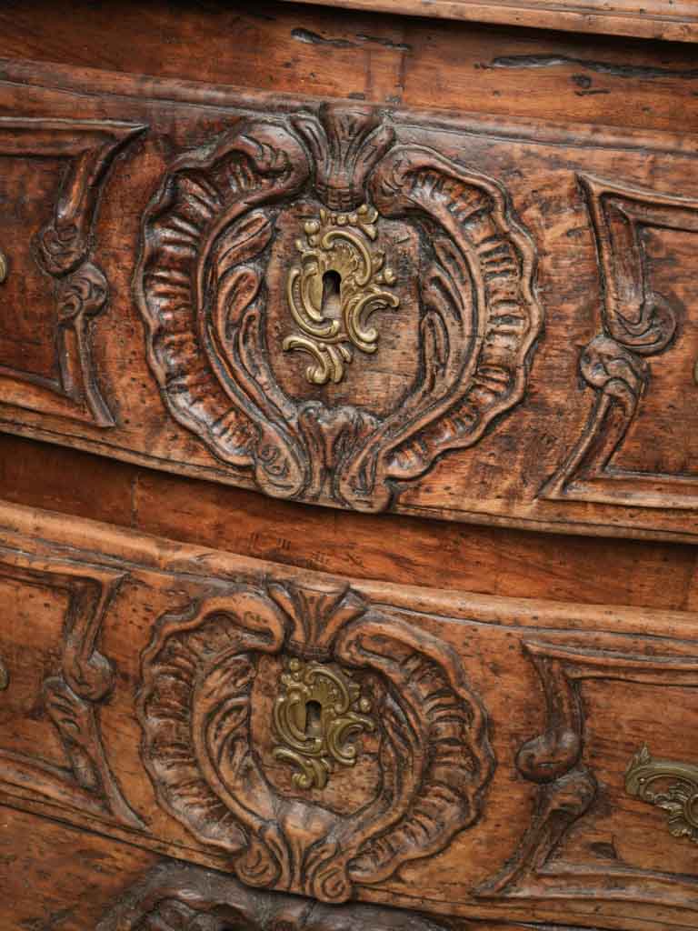 Ornate Rocaille Decorated Commode