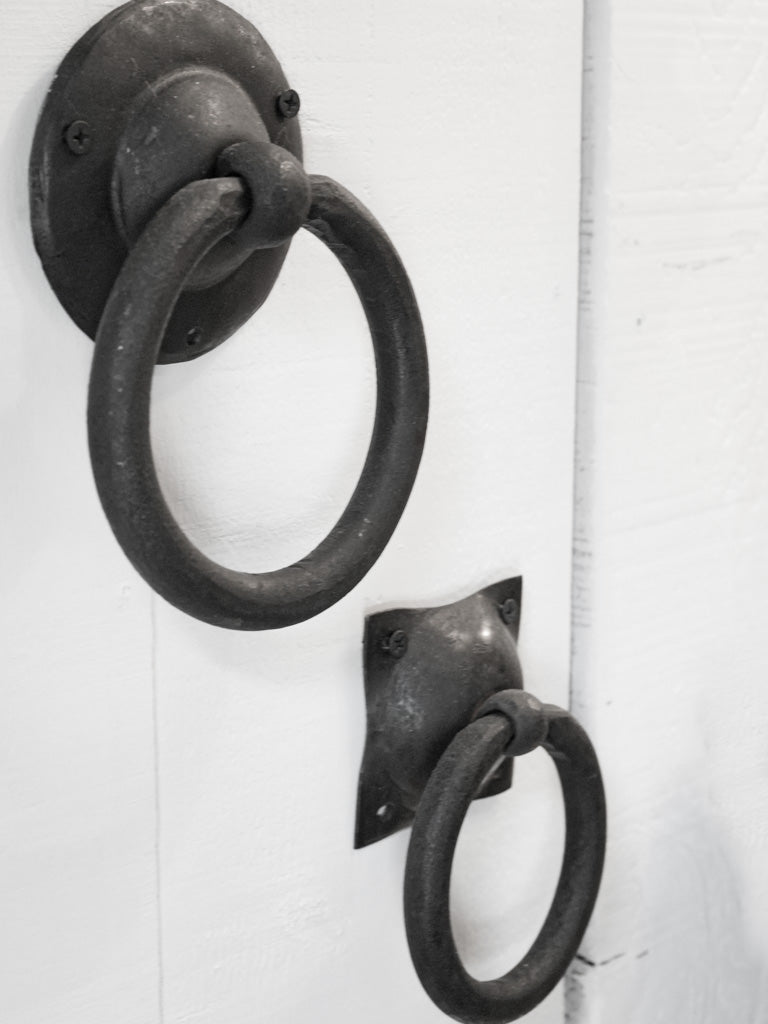 Solid iron rustic barn accessories