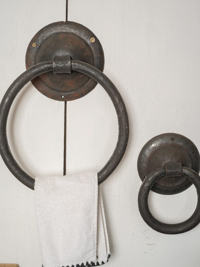 Solid sculptural vintage wall accents