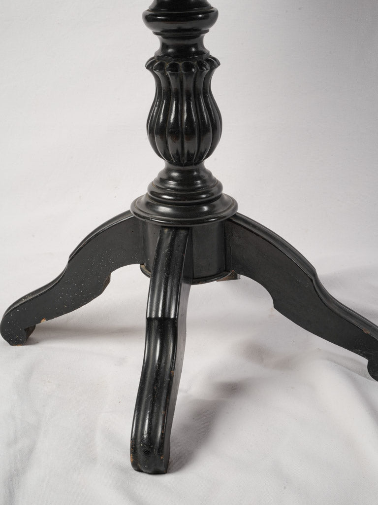 Graceful antique accent table