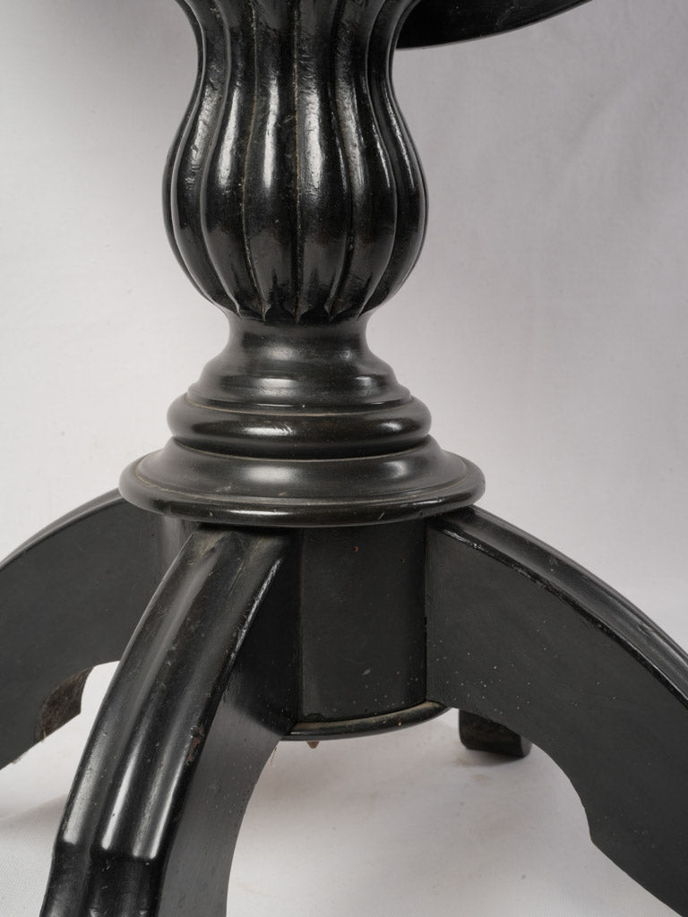 Historic wood ebonized table