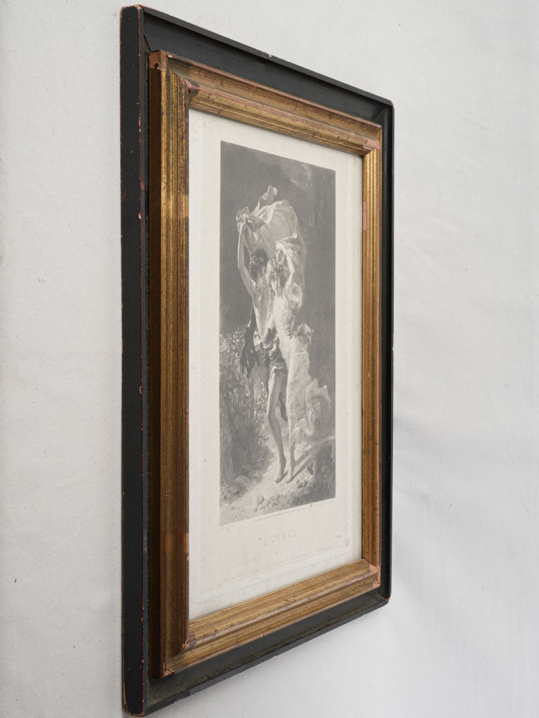 Timeless Black and Gilt Print