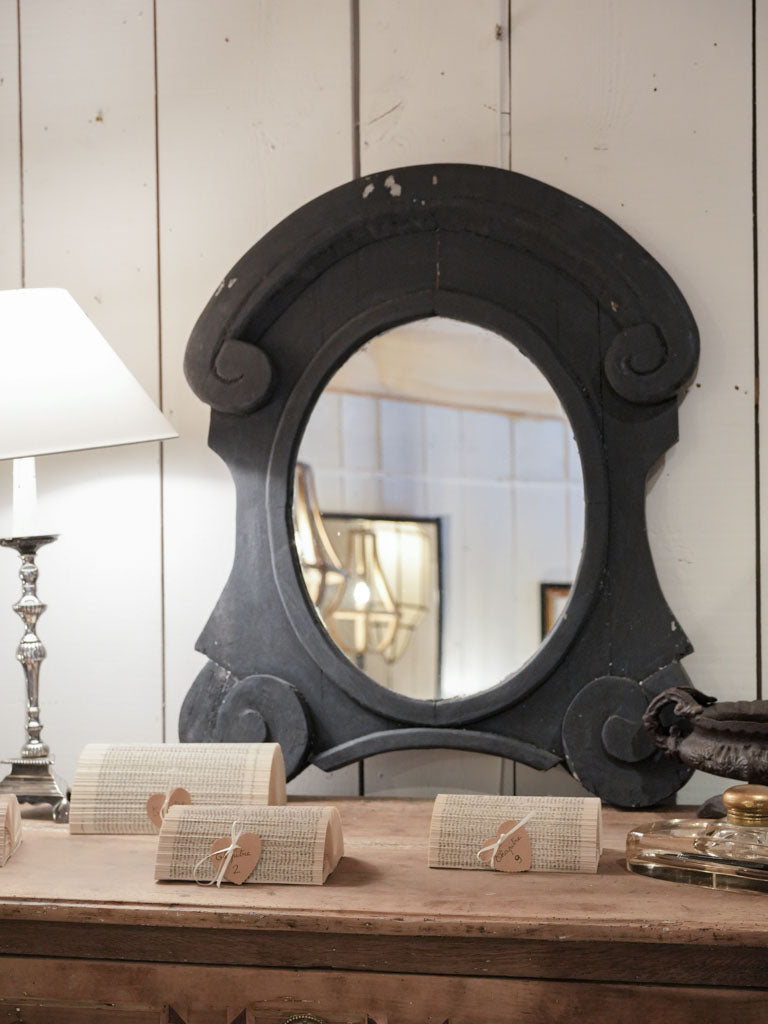Artisanal French-inspired wall mirror  
