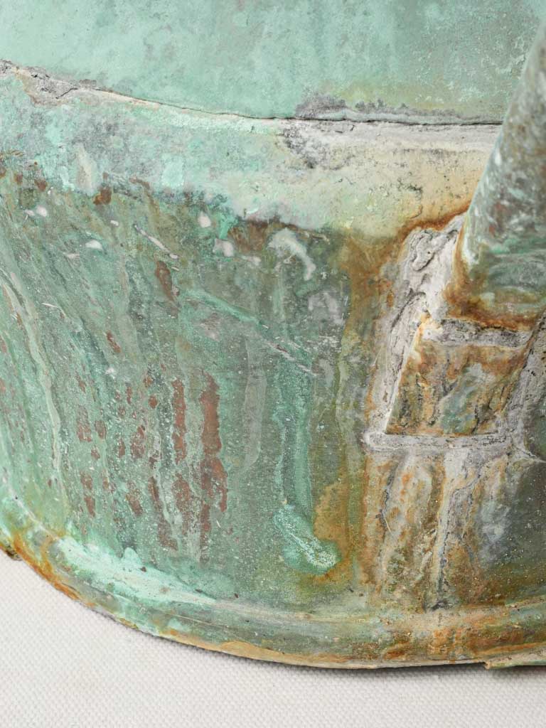 Historic verdigris vintage garden ornament