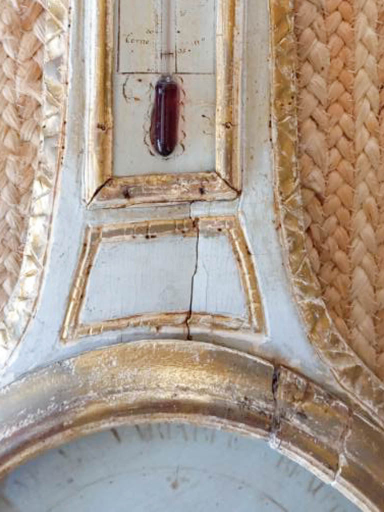 Historic French gilded barometer