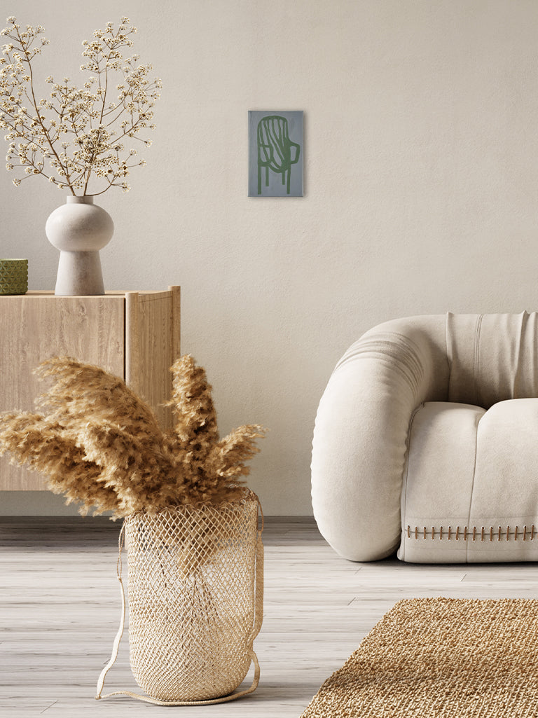 Artistic Caroline Beauzon chair portrait