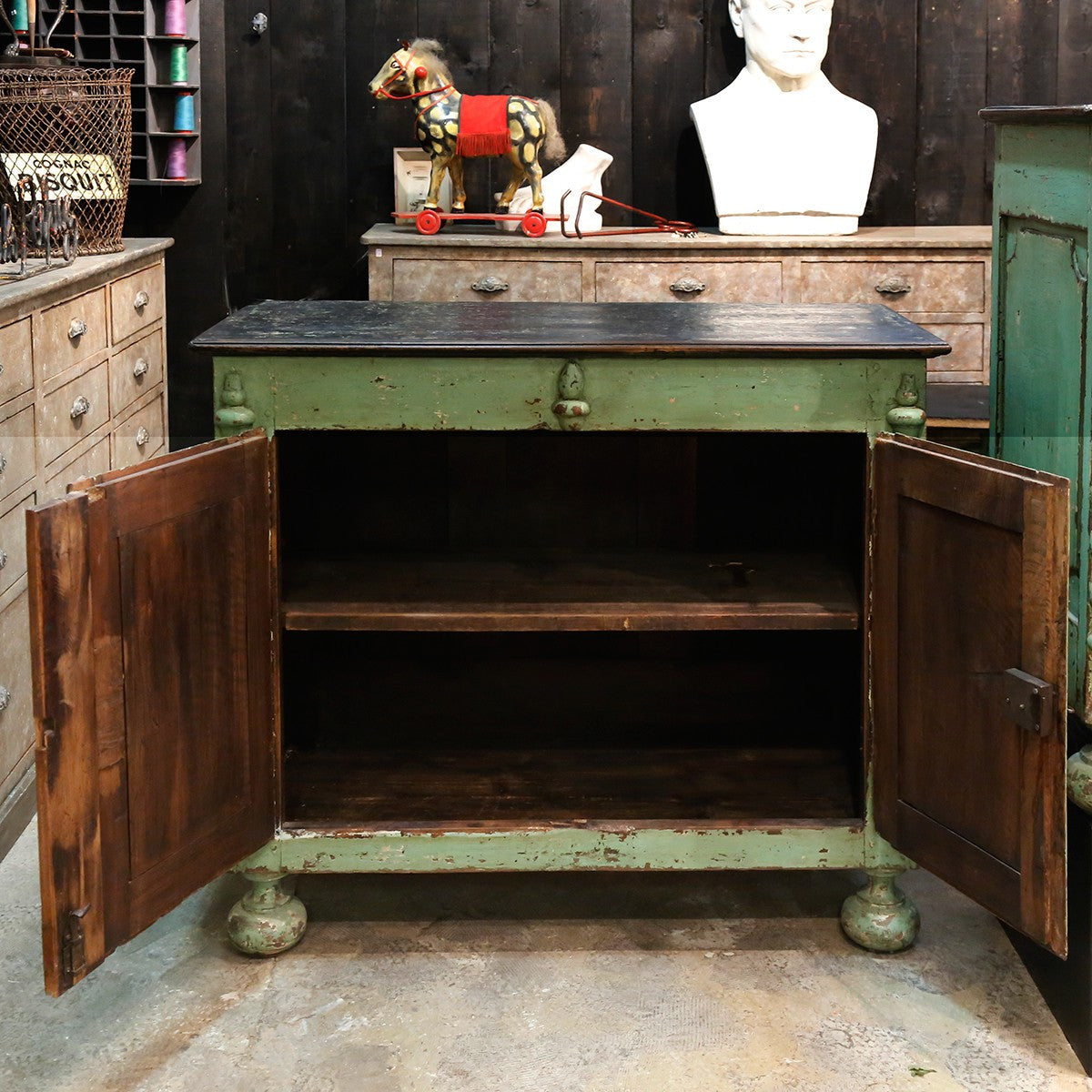 Pair of 17th century Louis XIII cabinets
