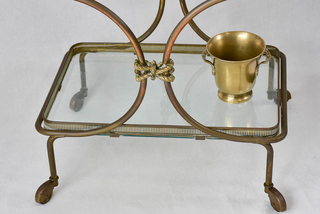 Bar cart (Maison Bagues, attributed) 1960s