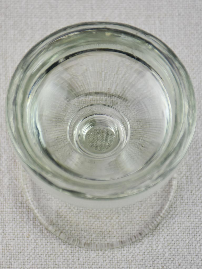 Set of six blown glass liqueur glasses from the early 20th century 3½"