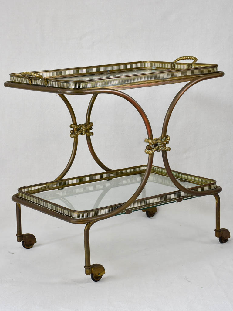 Bar cart (Maison Bagues, attributed) 1960s