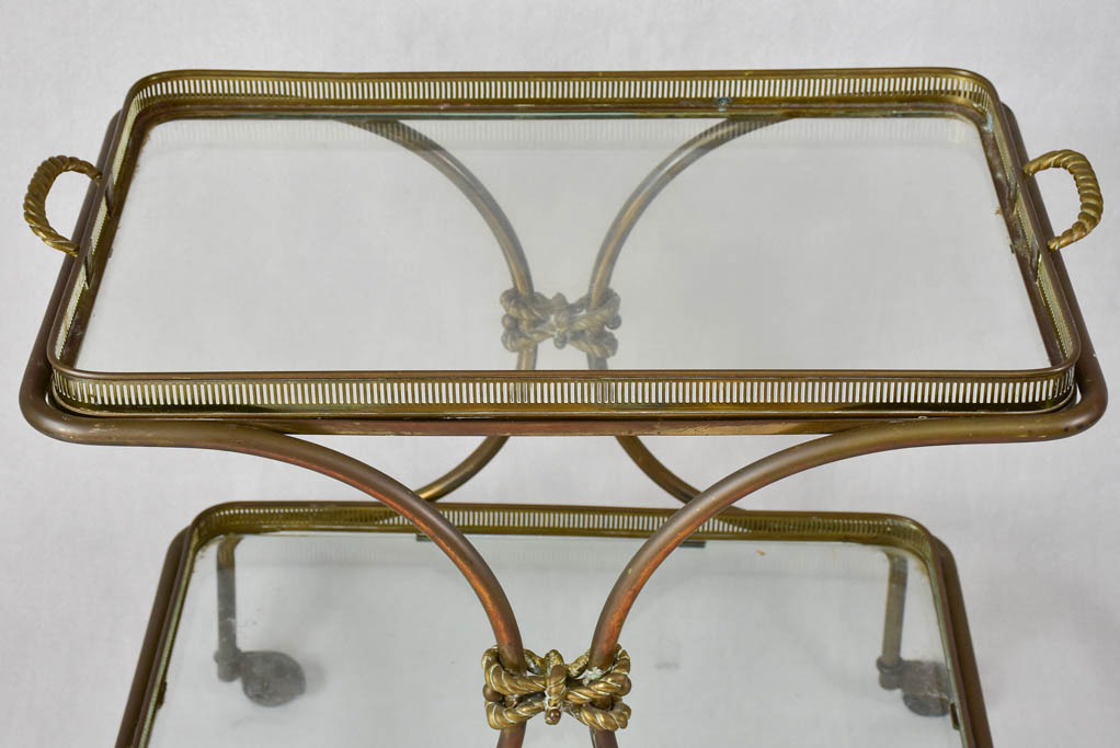 Bar cart (Maison Bagues, attributed) 1960s
