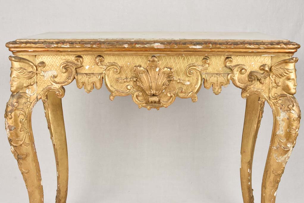 Ancient rustic condition console table