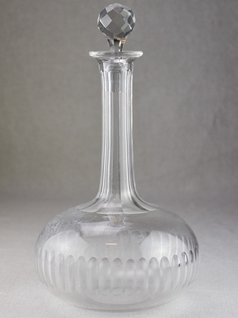 19th century French decanter 11¾"