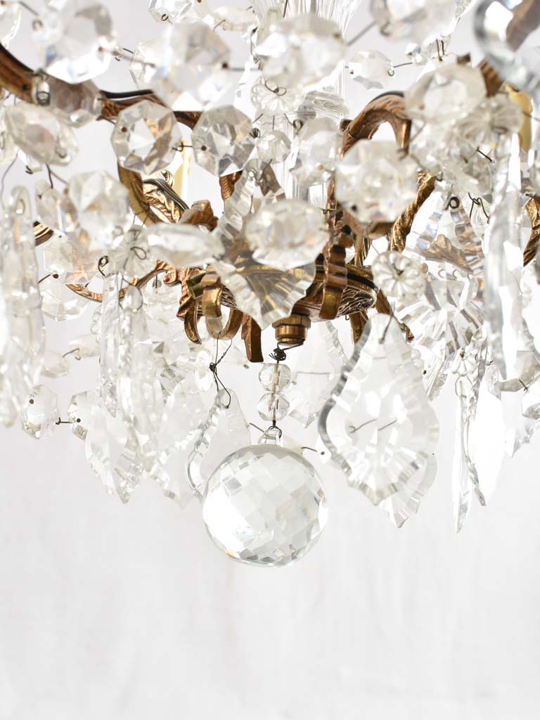 Small crystal chandelier - 6 globes