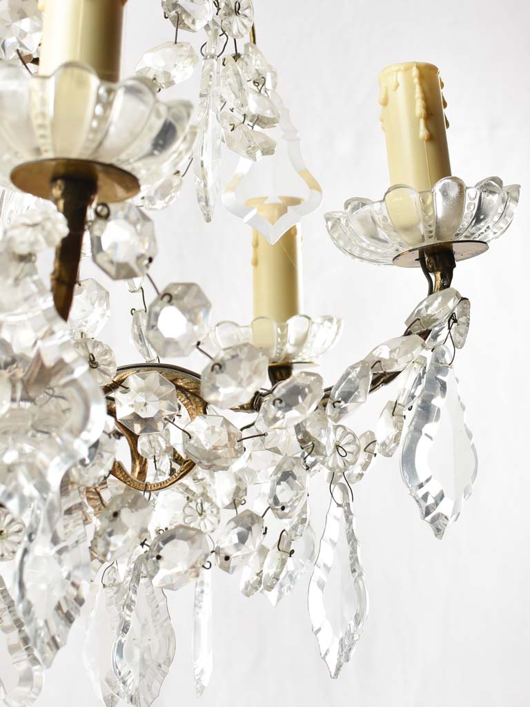 Small crystal chandelier - 6 globes