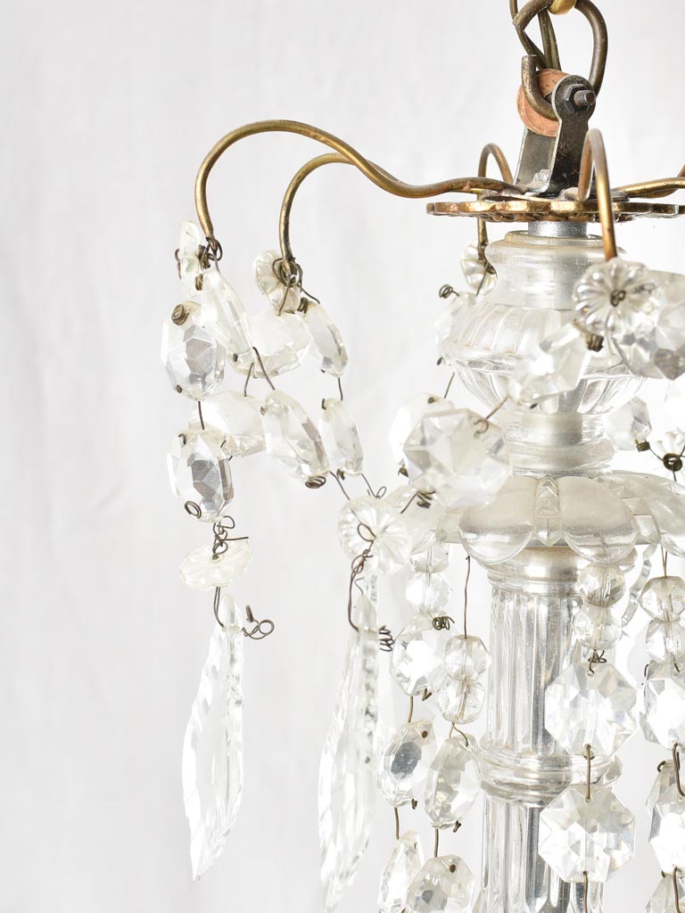 Small crystal chandelier - 6 globes