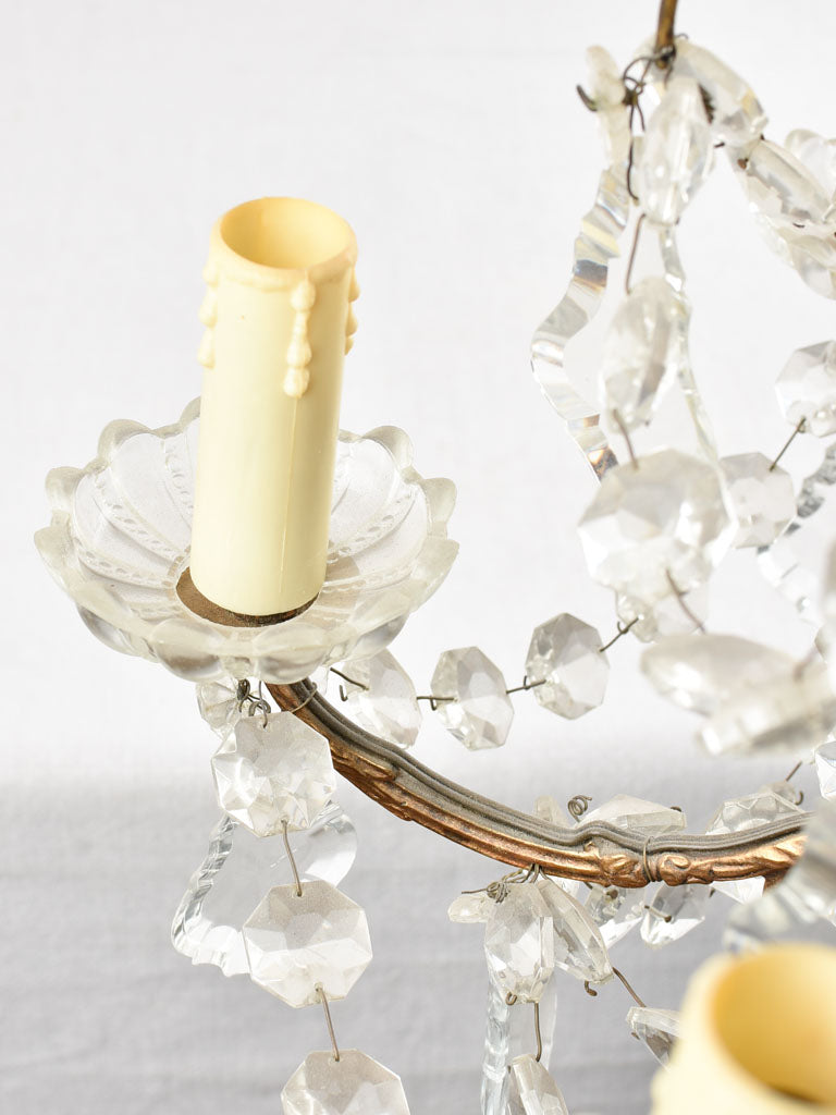 Small crystal chandelier - 6 globes