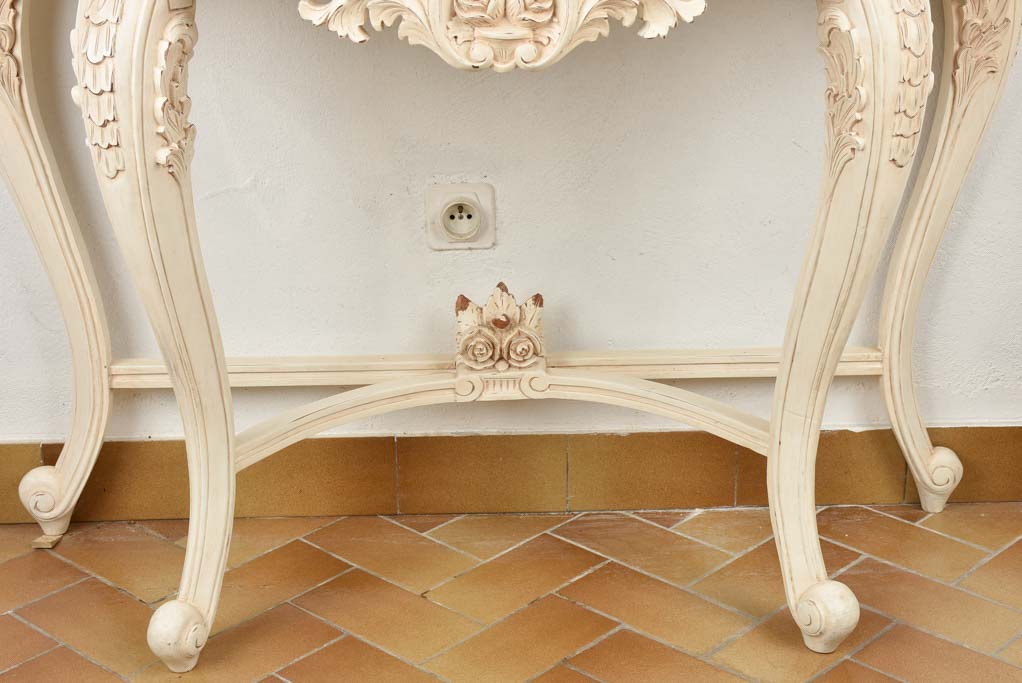 Louis XV style console w/ mirror