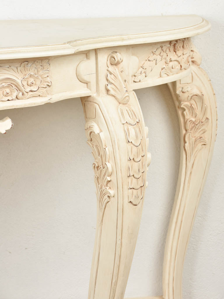 Louis XV style console w/ mirror