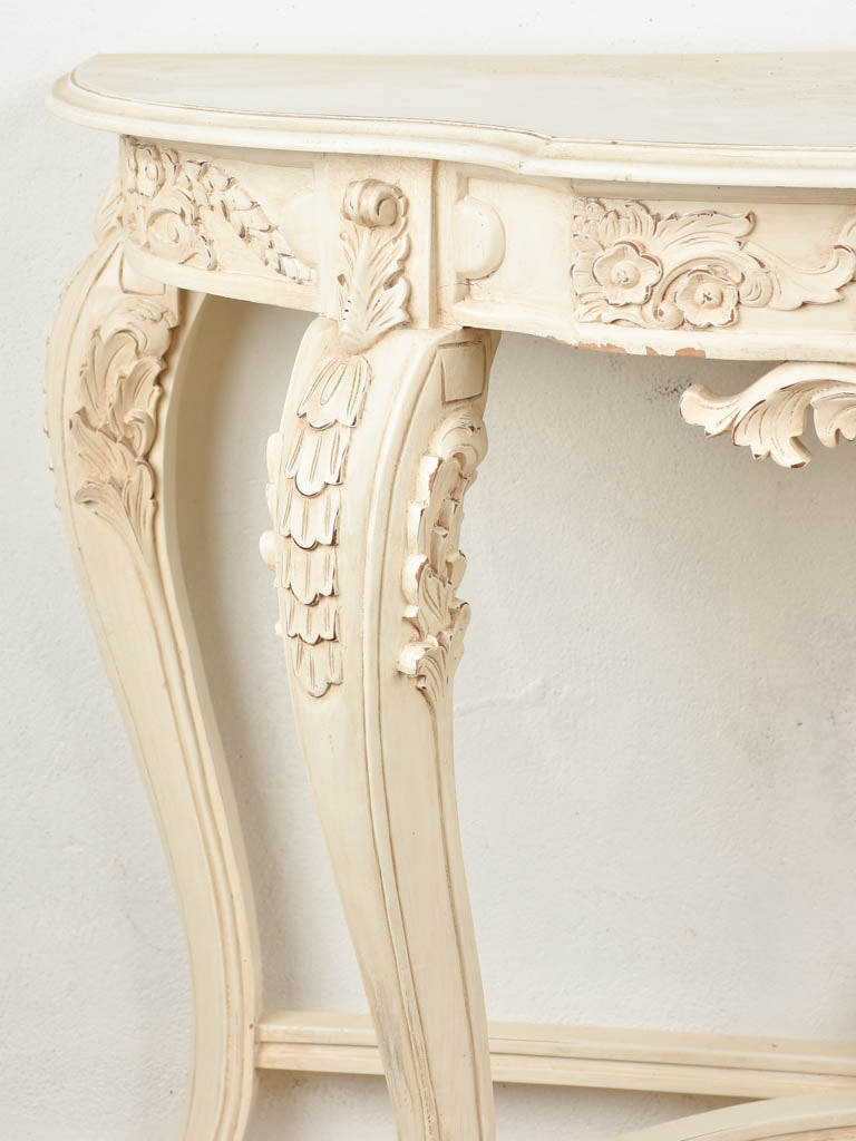 Louis XV style console w/ mirror