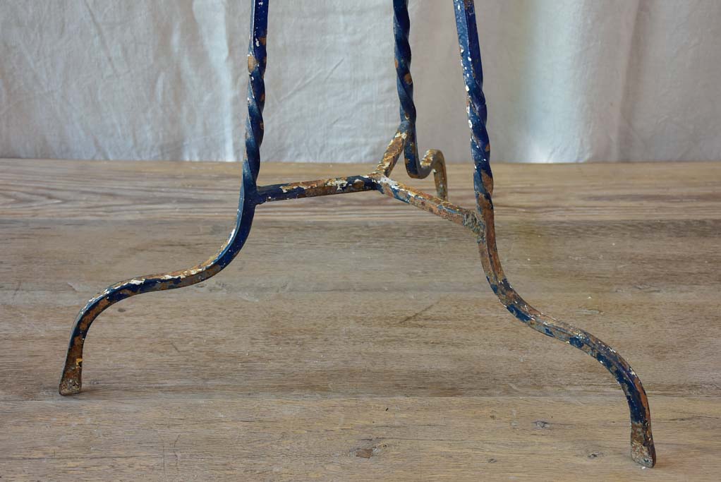 Mid Century French garden table - perforated metal