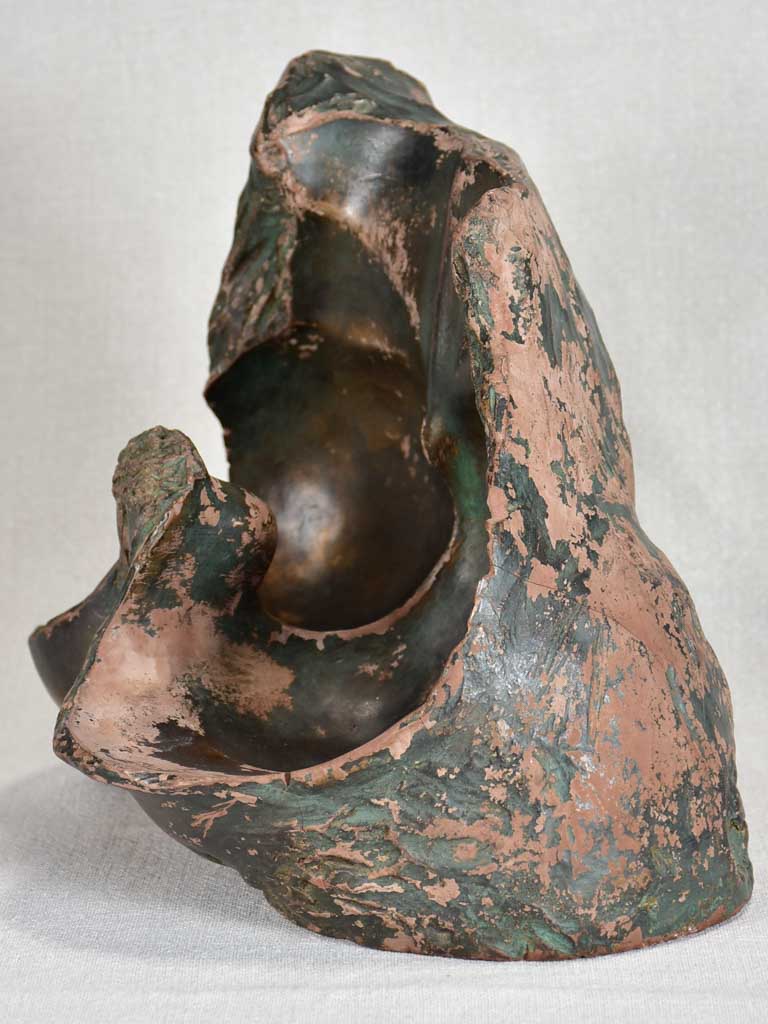 Mid-century erotic sculpture signed L'huillier