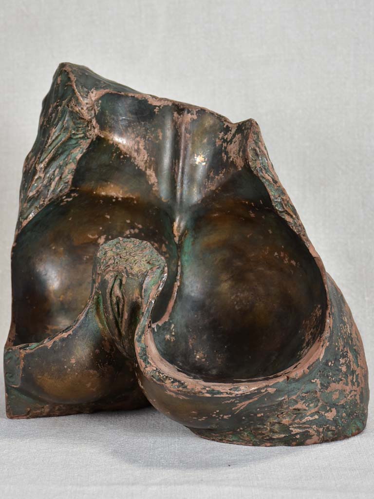 Mid-century erotic sculpture signed L'huillier