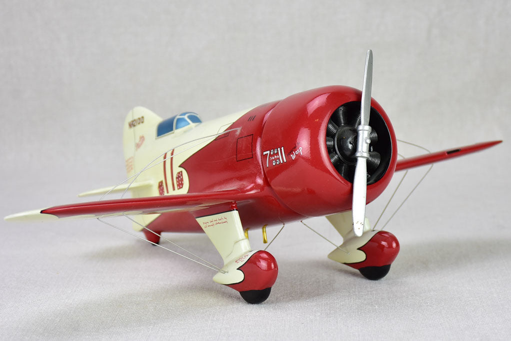 Red toy racing plane - Gee Bee Model R Super Sportster