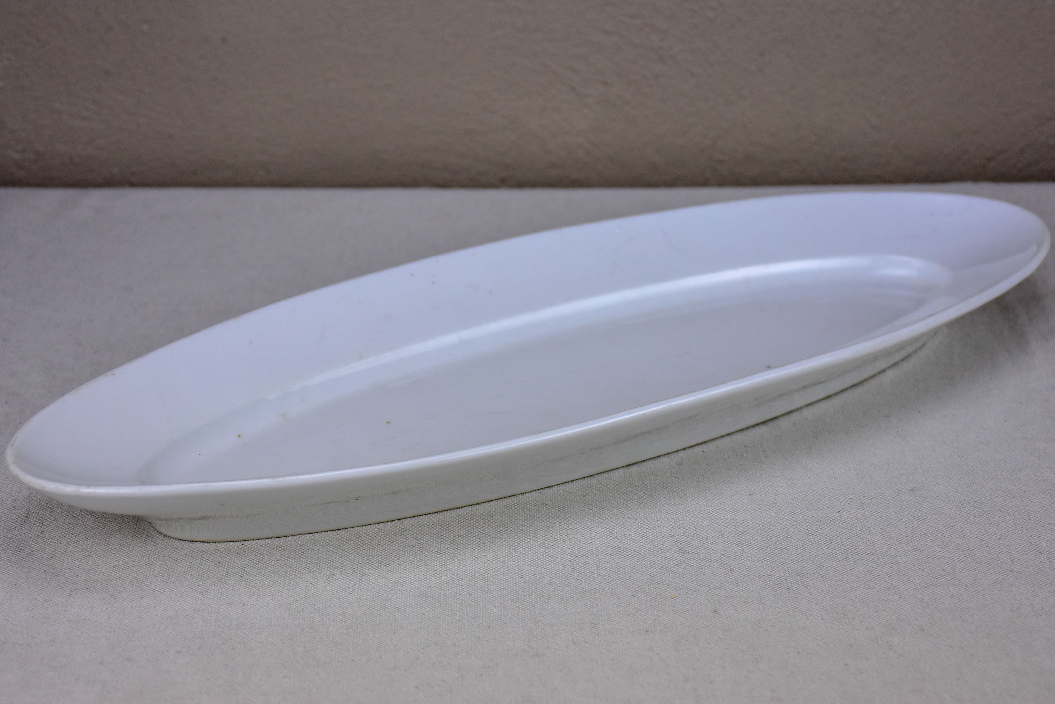 Collection of five antique Limoges fish platters