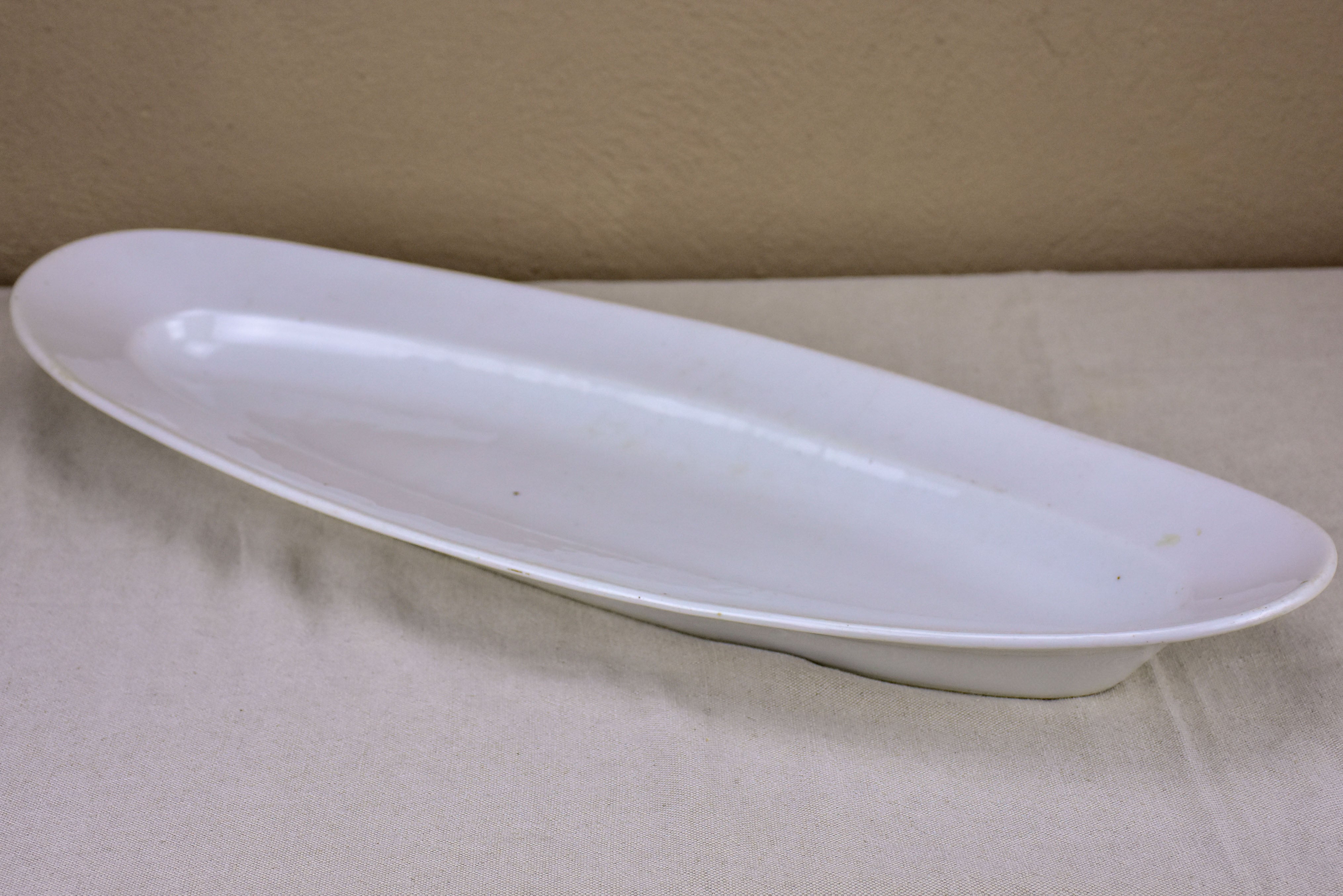 Collection of five antique Limoges fish platters