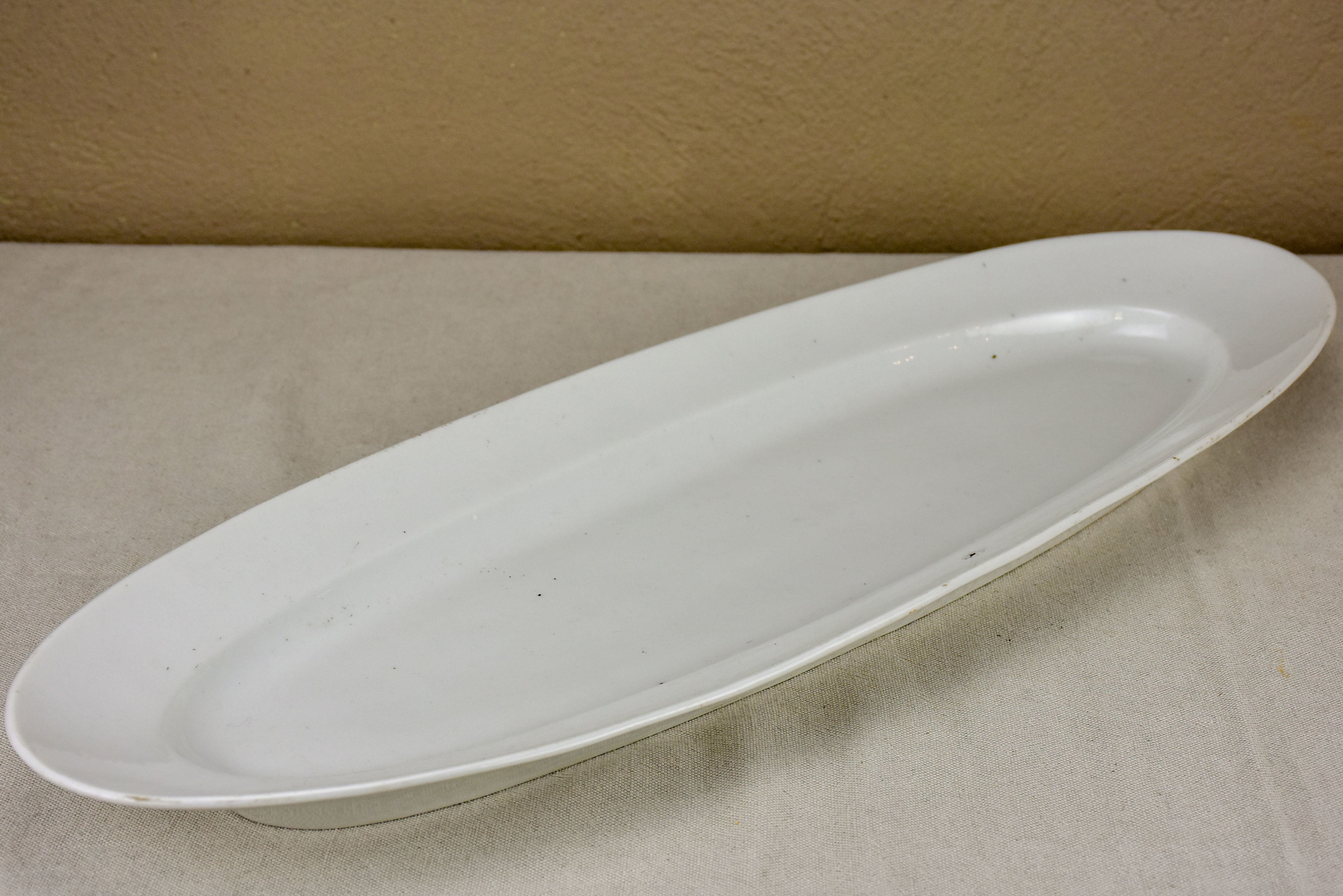 Collection of five antique Limoges fish platters