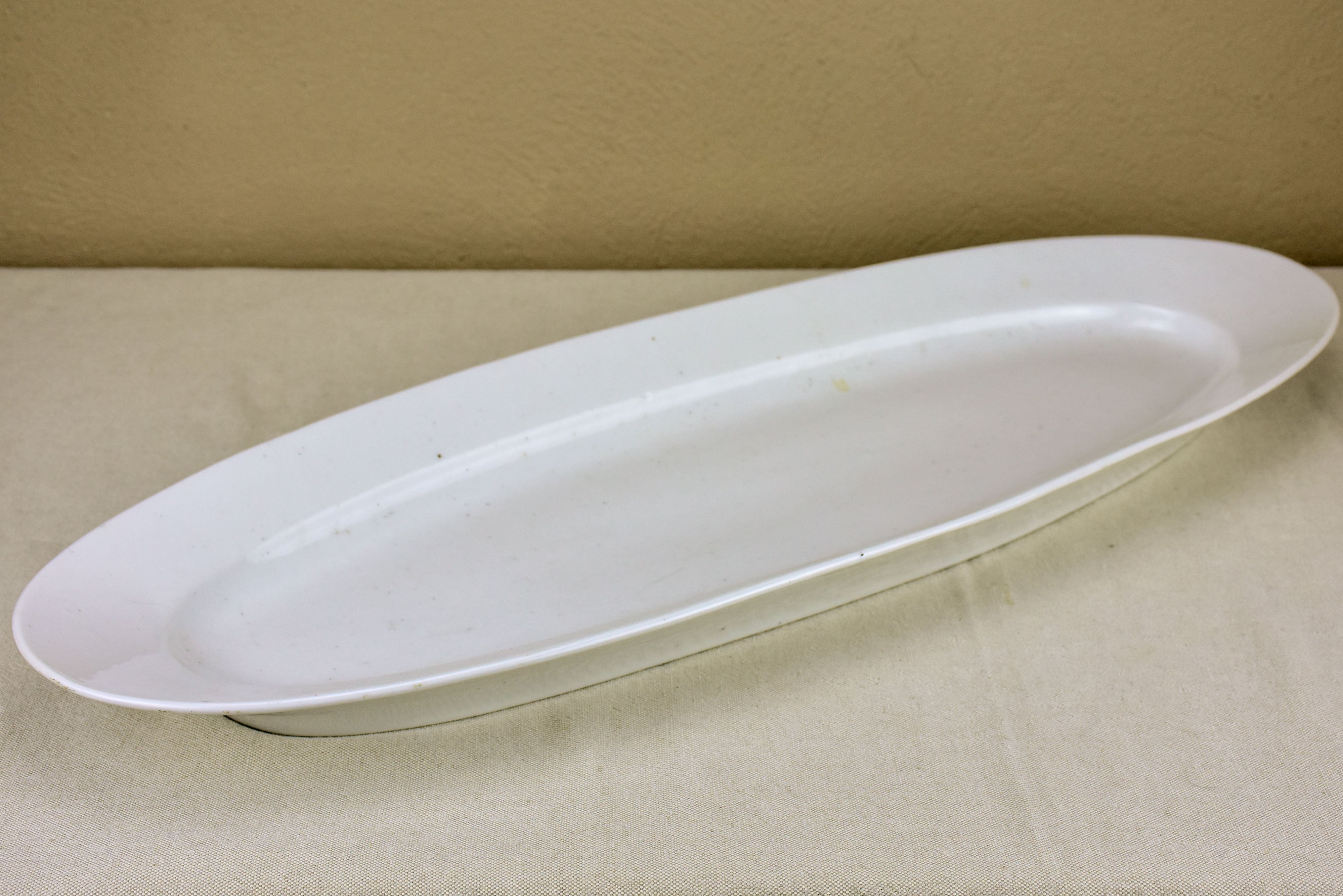 Collection of five antique Limoges fish platters