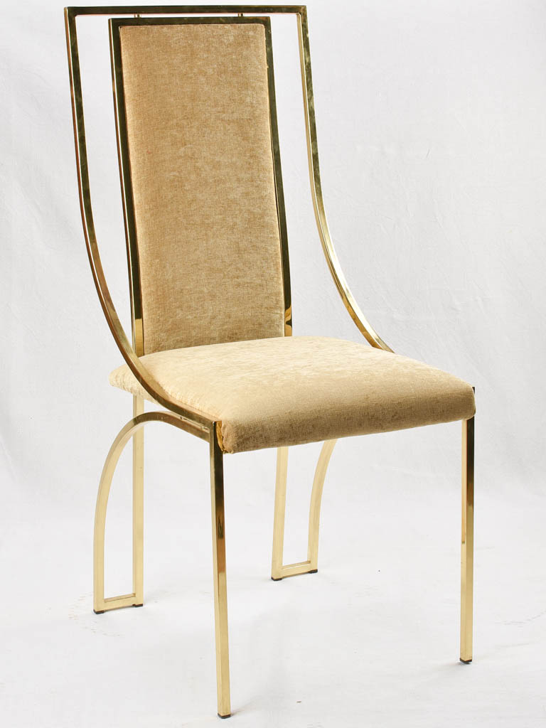 Set of 8 vintage Italian dining chairs